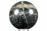Polished Picasso Marble Sphere - Utah #355394-1